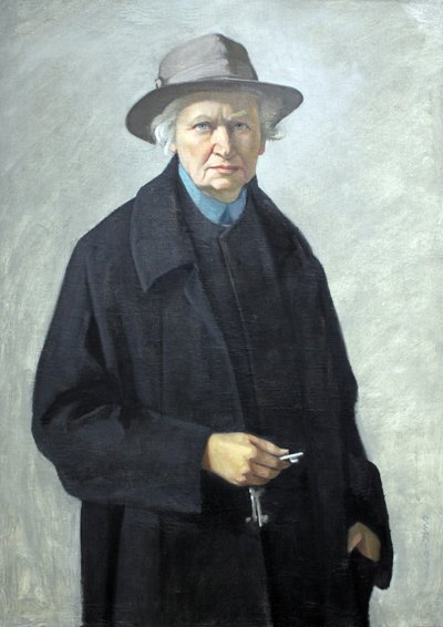 Self-portrait with Keys by Ottilie Roederstein